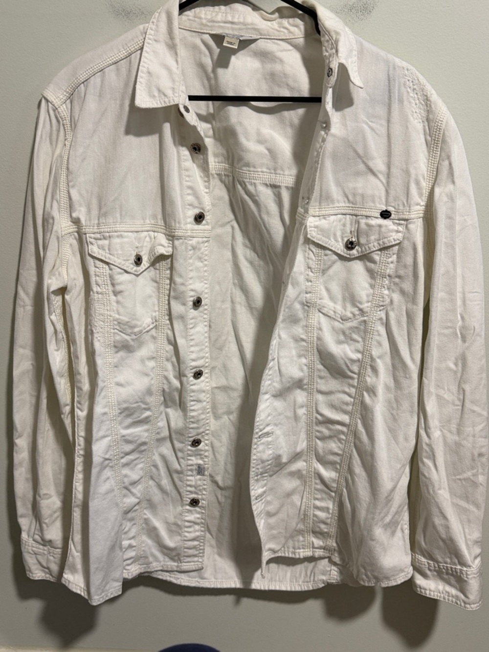 Vintage Diesel Botton Up Size Large